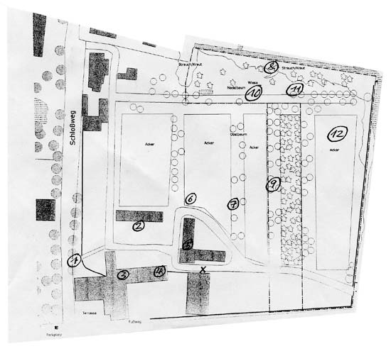 Lageplan der Ausstellung