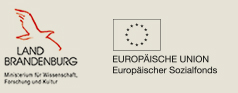 Förderer von landkunstleben e. V.: Land Branenburg (Ministerium für Wissenschaft, Forschung und Kultur), Europäischen Union (Europäischer Sozialfonds)